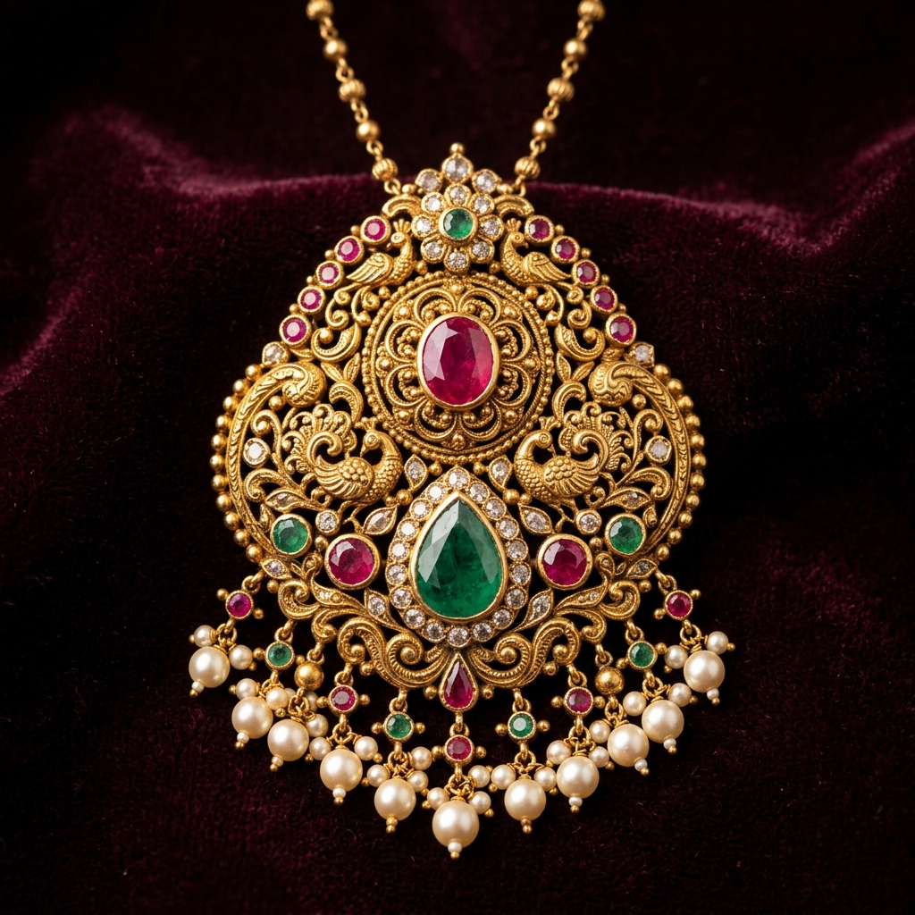 Antique Ruby Pendant